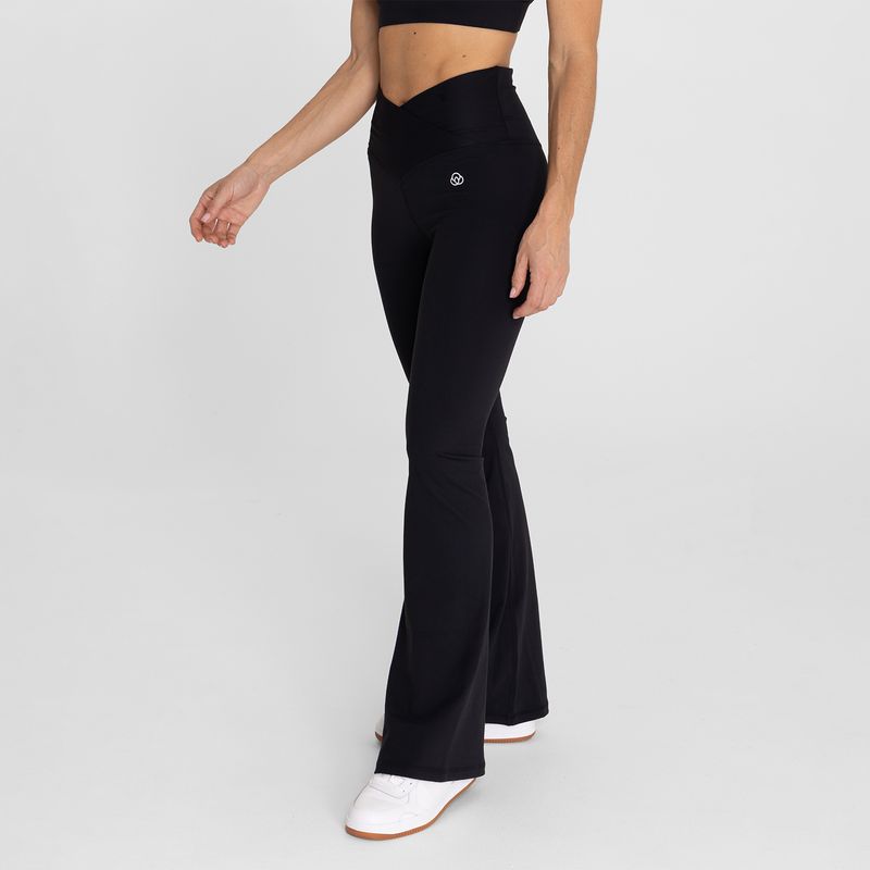 Legging-Para-Mujer--Flared-Negro-Bsoul