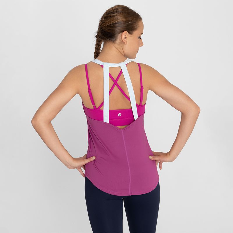 Polo-Sin-Manga-Para-Mujer--Training-Tank-Morado-Bsoul