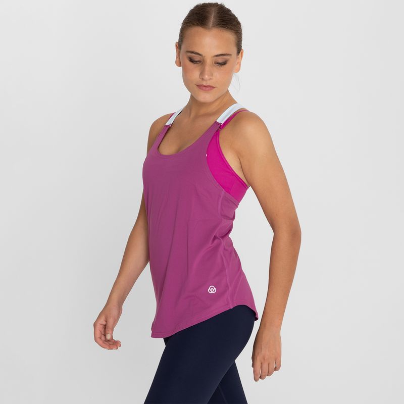 Polo-Sin-Manga-Para-Mujer--Training-Tank-Morado-Bsoul