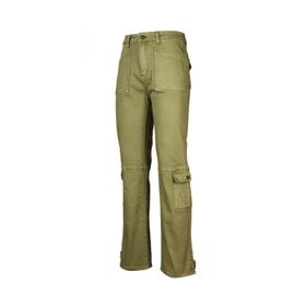 PANTALÓN PARA MUJER ALGODÓN ORGÁNICO + NATURAL FLEX NOA VERDE ROCKFORD