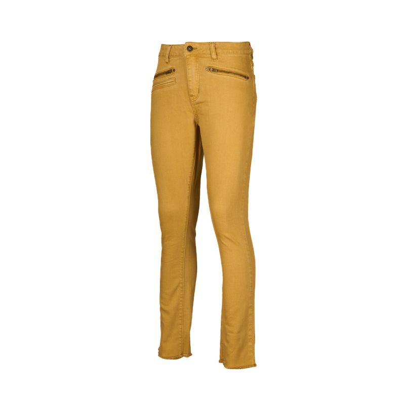 Pantalon-Para-Mujer-Algodon-Organico-Leman-Amarillo-Rockford