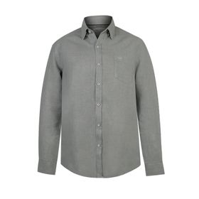 CAMISA PARA HOMBRE LINO LINEN GRIS ROCKFORD