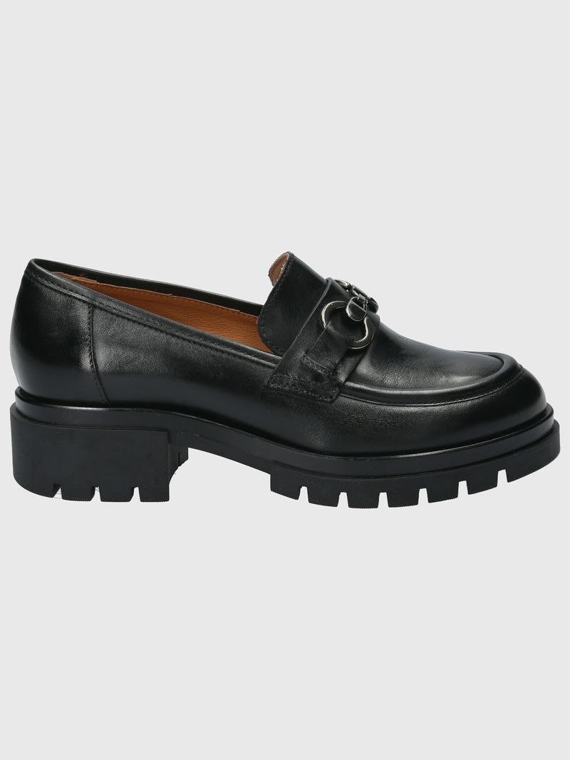 Mocasin-Para-Mujer-Cuero-Luisa-Negro-Hush-Puppies