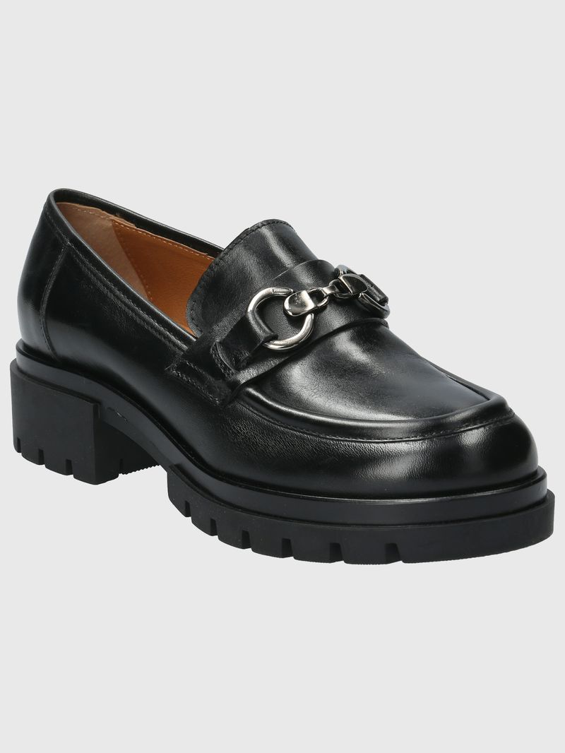 Mocasin-Para-Mujer-Cuero-Luisa-Negro-Hush-Puppies