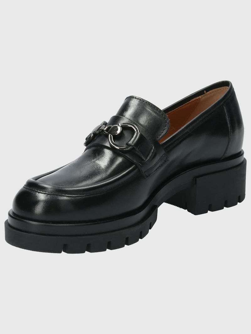 Mocasin-Para-Mujer-Cuero-Luisa-Negro-Hush-Puppies