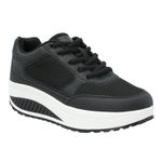 Zapatilla-Para-Mujer-Textil-Coral-Negro-Hush-Puppies