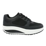 Zapatilla-Para-Mujer-Textil-Coral-Negro-Hush-Puppies