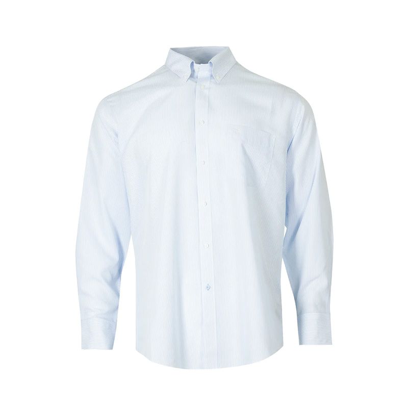 Camisa-Para-Hombre-Libre-De-Arrugas-Wf-Pb-Azul-Rockford