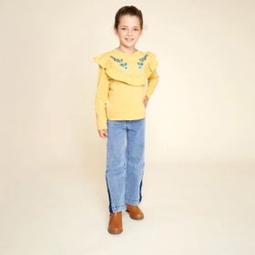 POLERA PARA NIÑA  GW24-BLS/PENELOPE MOSTAZA HUSH PUPPIES KIDS