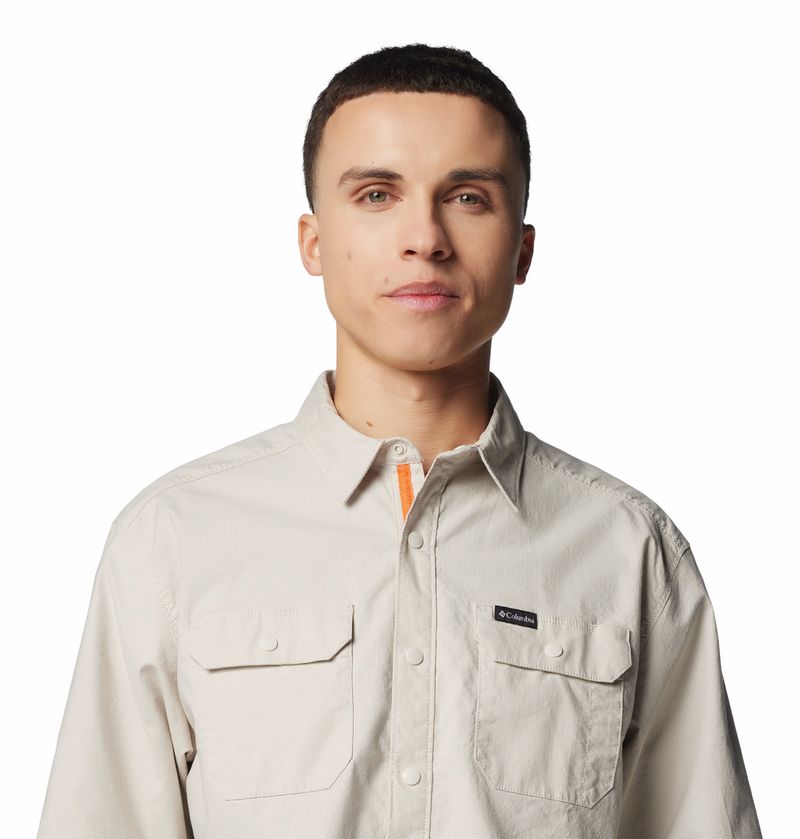 Camisa-Para-Hombre-Forrada-Landroamer™-Marron-Columbia