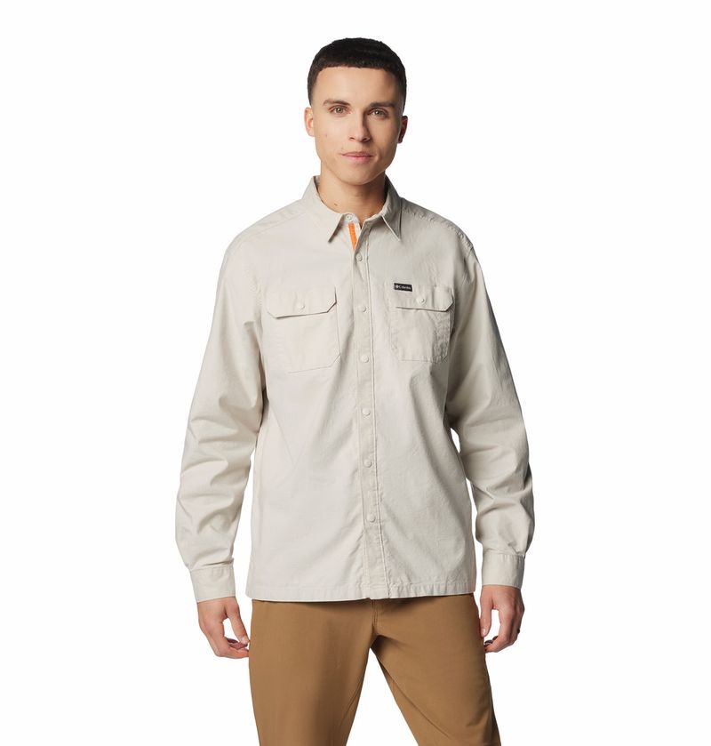 Camisa-Para-Hombre-Forrada-Landroamer™-Marron-Columbia