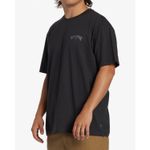 Polo-Para-Hombre-Manga-Corta-Stacked-Arch-Negro-Billabong