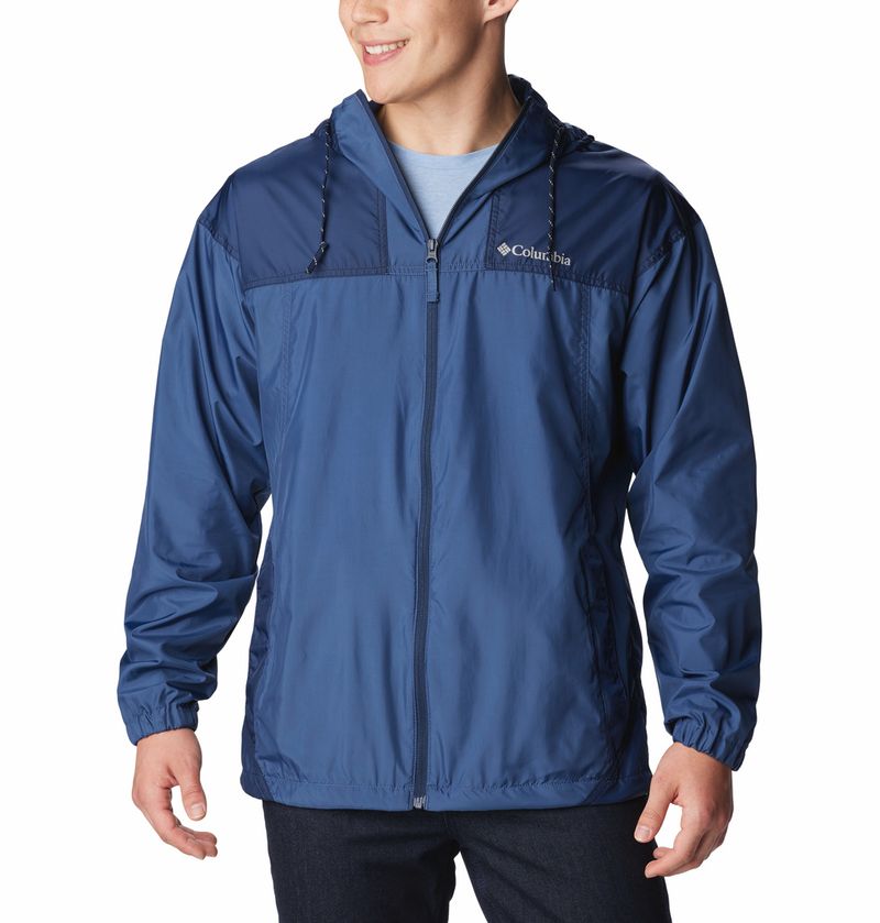 Casaca-Para-Hombre-Cortavientos-Flash-Challenger™-Azul-Columbia