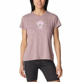 POLO COLUMBIA MANGA CORTA SLOAN RIDGE™ MARRÓN PARA MUJER