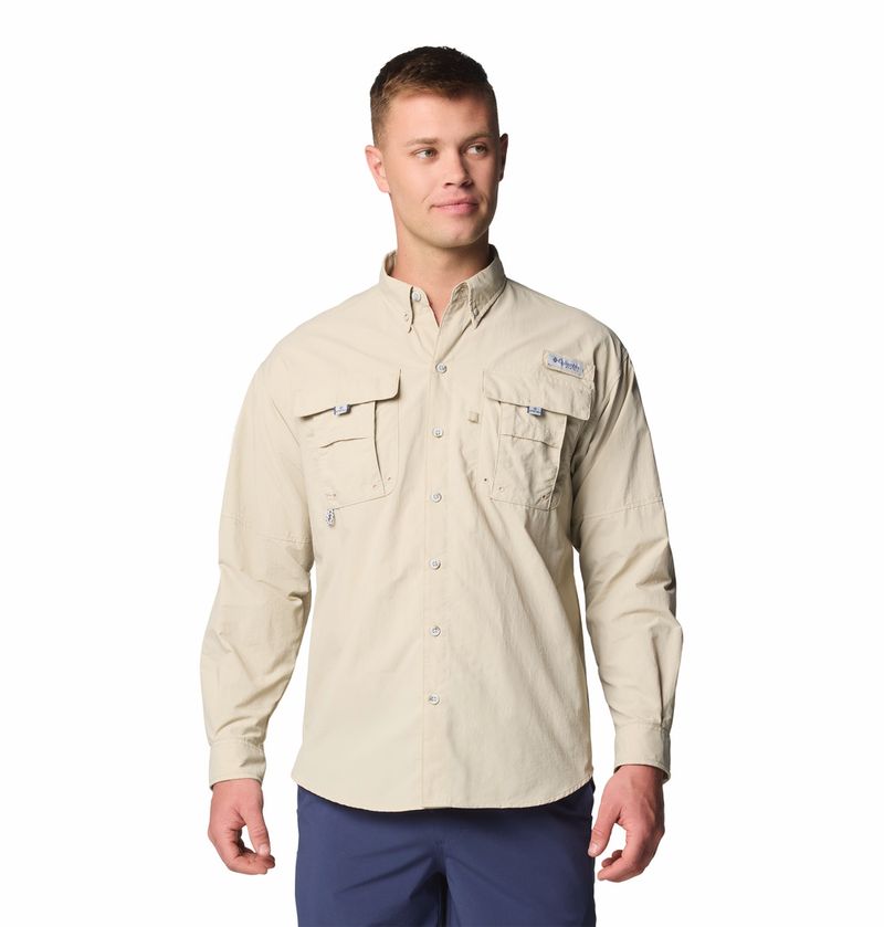 Camisa-Para-Hombre-Manga-Larga-Bahama™-Ii-Beige-Columbia