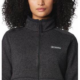 CASACA PARA MUJER CIERRE COMPLETO SWEATER WEATHER™ NEGRO COLUMBIA