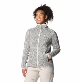 CASACA PARA MUJER CIERRE COMPLETO SWEATER WEATHER™ BLANCO COLUMBIA