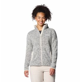 CASACA PARA MUJER CIERRE COMPLETO SWEATER WEATHER™ BLANCO COLUMBIA