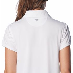 Polo Para Mujer Pique PFG Tidal Tee™ Blanco Columbia