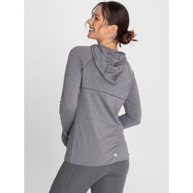 HOODIE PARA MUJER WARMER LUCIA GRIS BSOUL