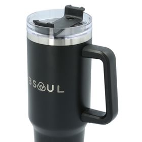 BOTELLA PARA MUJER TUMBLER 1200 ML NEGRO BSOUL