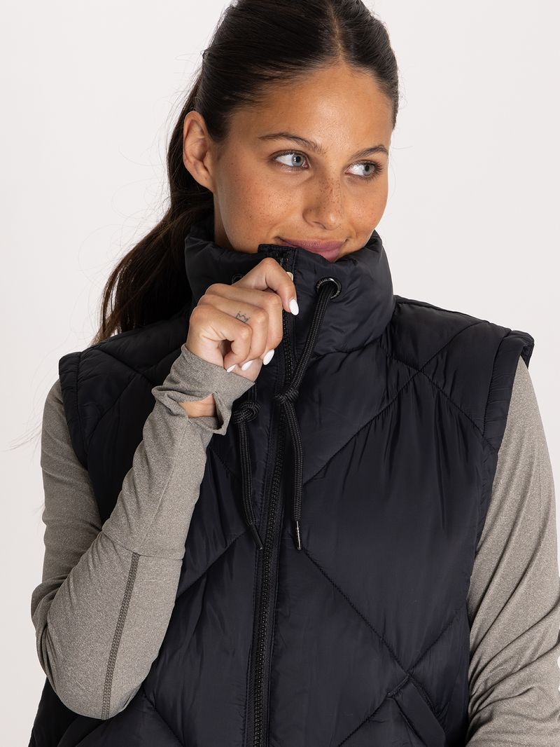 Chaleco-Para-Mujer--Quilted-Negro-Bsoul