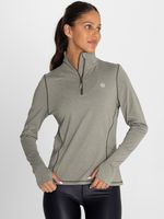 Polo-Manga-Larga-Para-Mujer--Half-Zip-Verde-Bsoul