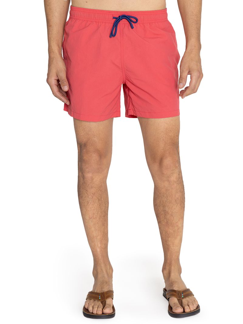 Ropa-De-Baño-Para-Hombre-Nylon-Reactive-Rojo-Rockford