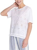 Polo-Para-Mujer-Manga-Corta-Lates-Blanco-Rockford