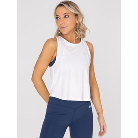Polo Sin Mangas Para Mujer Vest Zia Blanco Bsoul