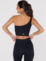 Bra-Para-Mujer-Deportivo-Asymmetric-Crop-Top-Negro-Bsoul