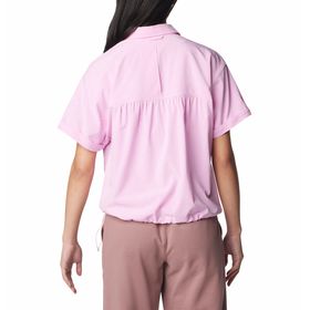 BLUSA COLUMBIA MANGA CORTA BOUNDLESS TREK™ ROSADO PARA MUJER