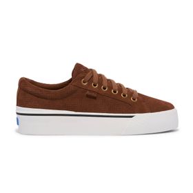 ZAPATILLA KEDS JUMP KICK DUO PERF MARRÓN PARA MUJER