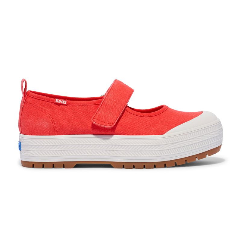 Zapatilla Keds Keds Mary Jane V Rojo Para Mujer Supermall Perú 