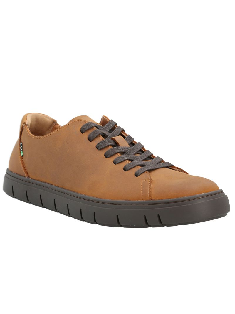 Zapatilla-Para-Hombre-Cuero-Posselt-Cafe-Rockford