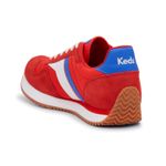 Zapatilla-Nylon-Suede-Mujer-Rena-Lace-Up-Rojo-Keds