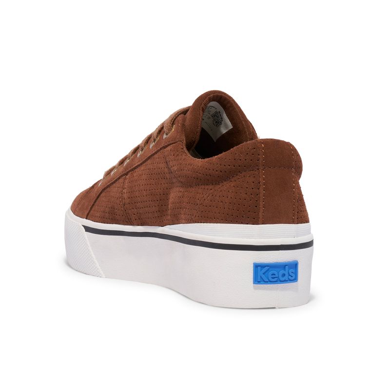 Zapatilla-Suede-Mujer-Jump-Kick-Duo-Perf-Marron-Keds