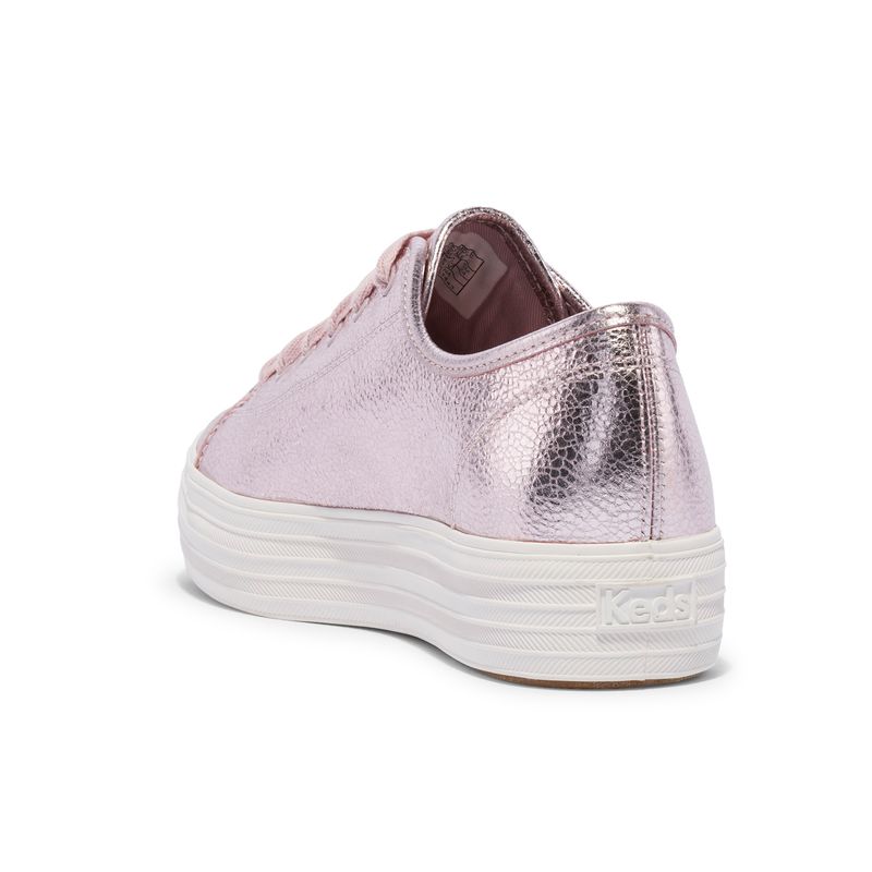 Zapatilla-Leather-Mujer-Triple-Kick-Lace-Rosado-Keds