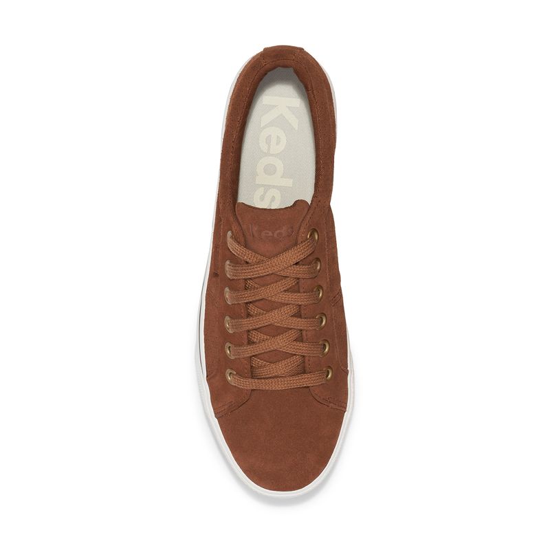 Zapatilla-Suede-Mujer-Jump-Kick-Duo-Perf-Marron-Keds