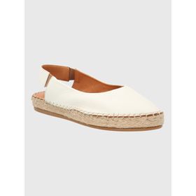 Alpargata Para Mujer Cuero Teglio Blanco Hush Puppies