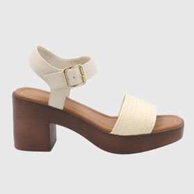 SANDALIA HUSH PUPPIES FILIPPO BEIGE/CRUDO PARA MUJER