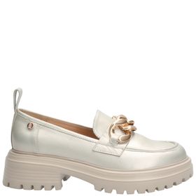 MOCASÍN HUSH PUPPIES LEBONI DORADO PARA MUJER