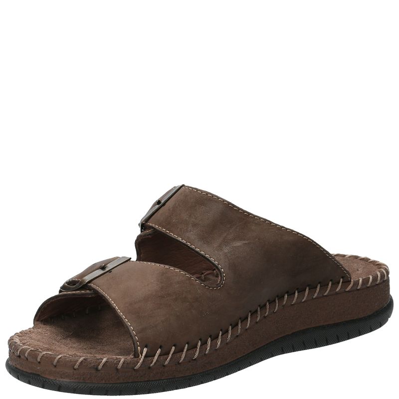 Sandalia-Para-Hombre-Cuero-Umbe-Marron-Hush-Puppies