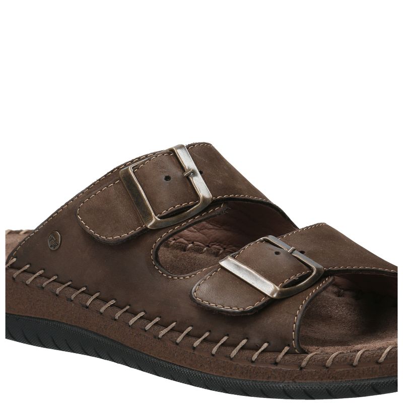 Sandalia-Para-Hombre-Cuero-Umbe-Marron-Hush-Puppies