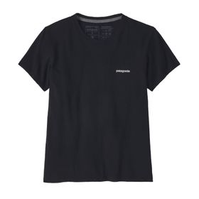 POLO PATAGONIA P-6 LOGO RESPONSIBILI-TEE NEGRO PARA MUJER