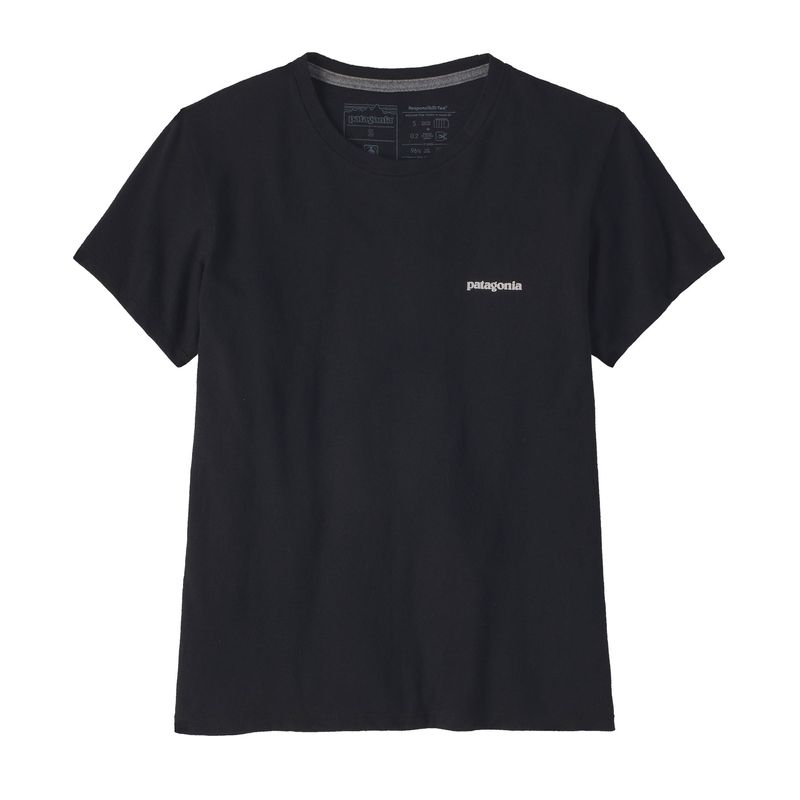 Polo-Para-Mujer--P-6-Logo-Responsibili-Tee®-Negro-Patagonia