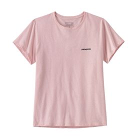 POLO PATAGONIA P-6 LOGO RESPONSIBILI-TEE ROSADO PARA MUJER