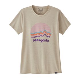 POLO PATAGONIA CAPILENE COOL DAILY BEIGE PARA MUJER