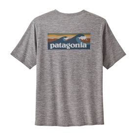 POLO PATAGONIA MANGA CORTA CAPILENE COOL DAILY GRIS  PARA HOMBRE