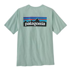 POLO PATAGONIA  P-6 LOGO RESPONSIBILI-TEE VERDE  PARA HOMBRE